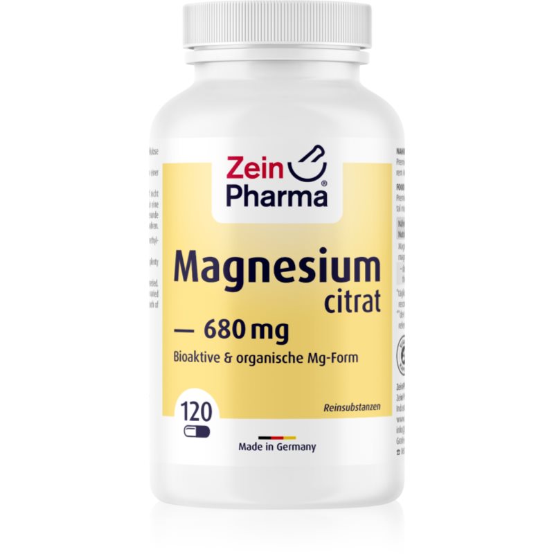 

ZeinPharma Magnesiumcitrat 680 mg капсули для зменшення втоми та виснаження