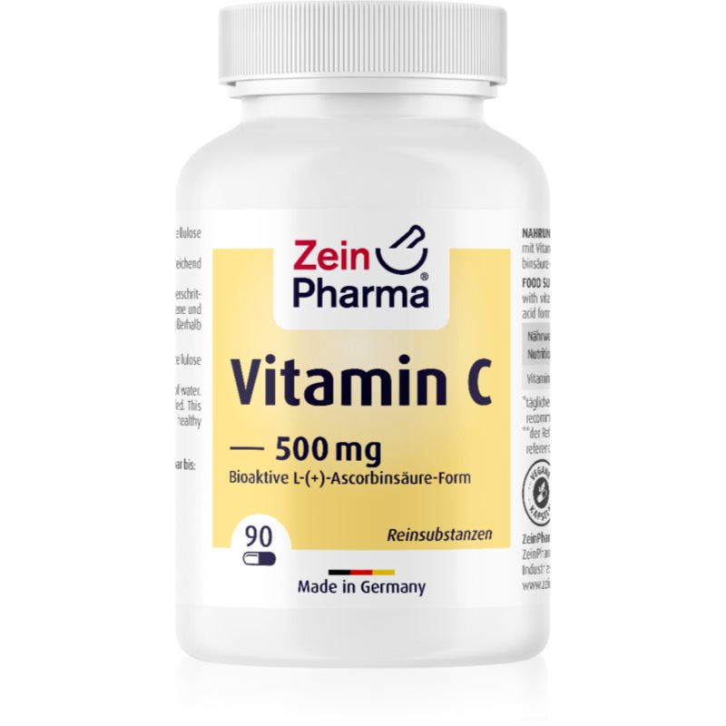 ZeinPharma Vitamin C 500 mg Kapseln mit antioxidativer Wirkung 94 g