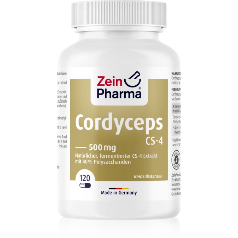 ZeinPharma Cordyceps CS-4 500 mg Kapseln zur Unterstützung des Immunsystems 98 g