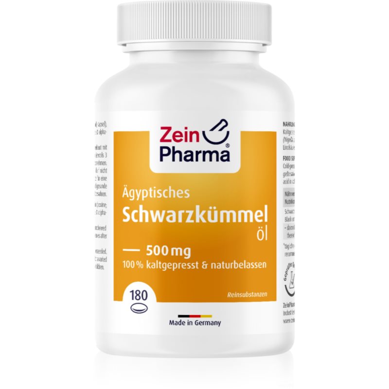 ZeinPharma Ägyptisches Schwarzkümmelöl 500 mg Kapseln mit Öl 166 g