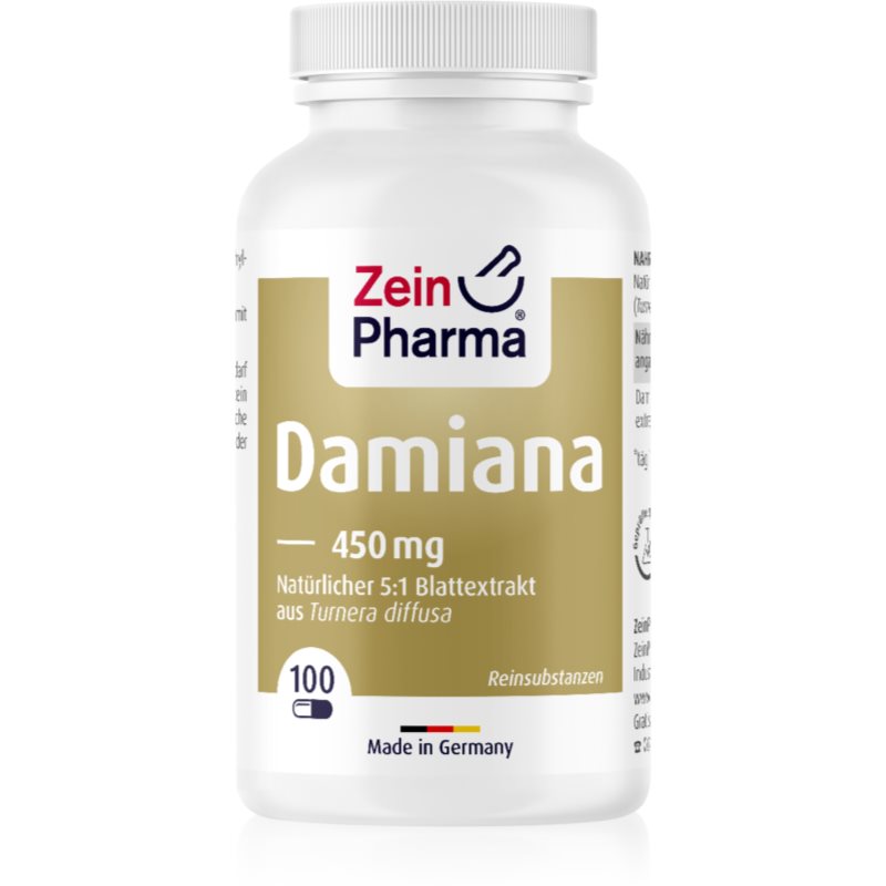 

ZeinPharma Damiana 450 mg капсули для підвищення сексуального бажання