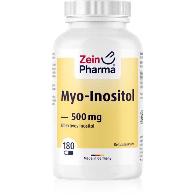 ZeinPharma Myo-Inositol 500 mg Kapseln zur Unterstützung des Stoffwechsels 142 g