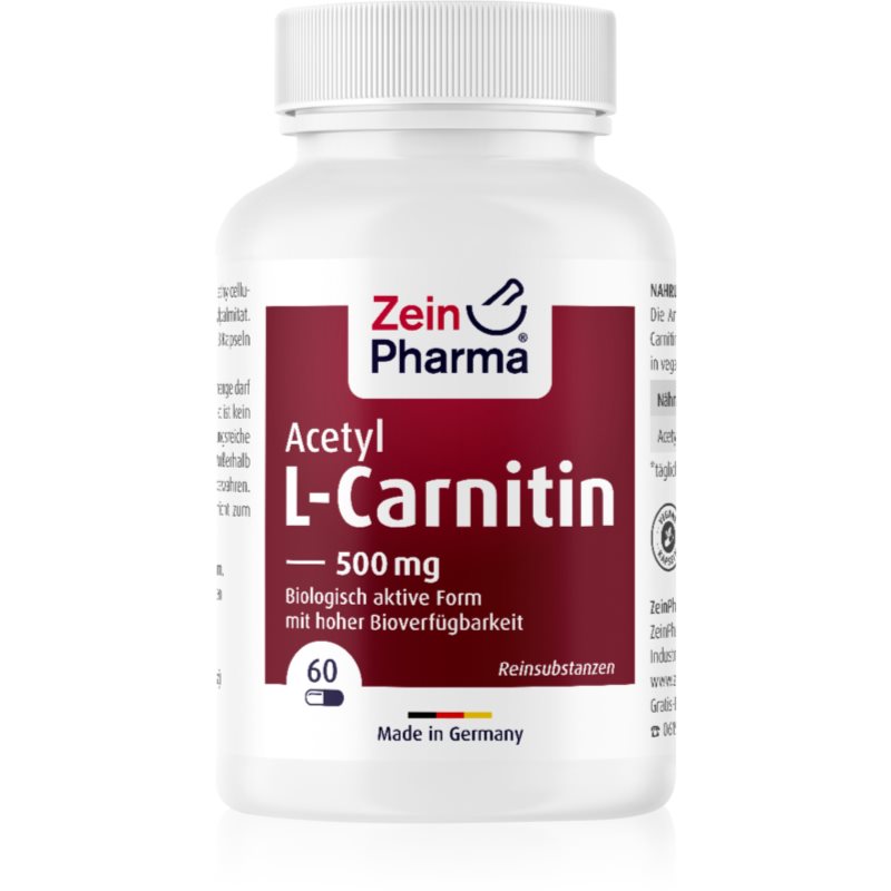 ZeinPharma Acetyl-L-Carnitin 500 mg Kapseln für Sportler 52 g