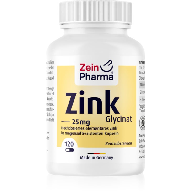 ZeinPharma Zink-Chelat 25 mg Kapseln schöne Haare, Nägel und Haut 46 g