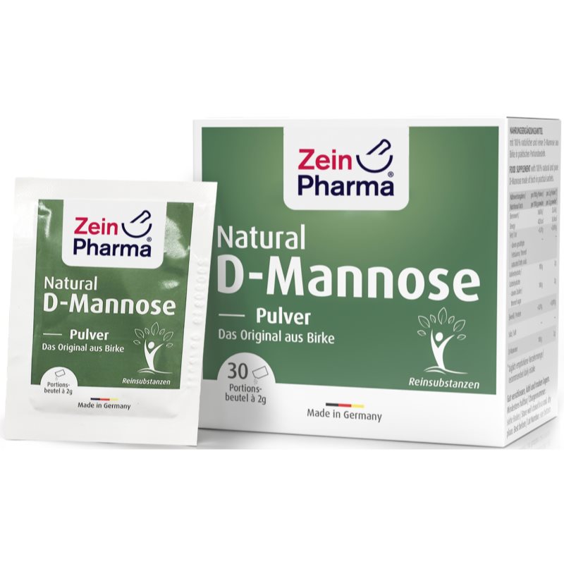 ZeinPharma Natural D-Mannose 2g Sachets Säckchen 124 g