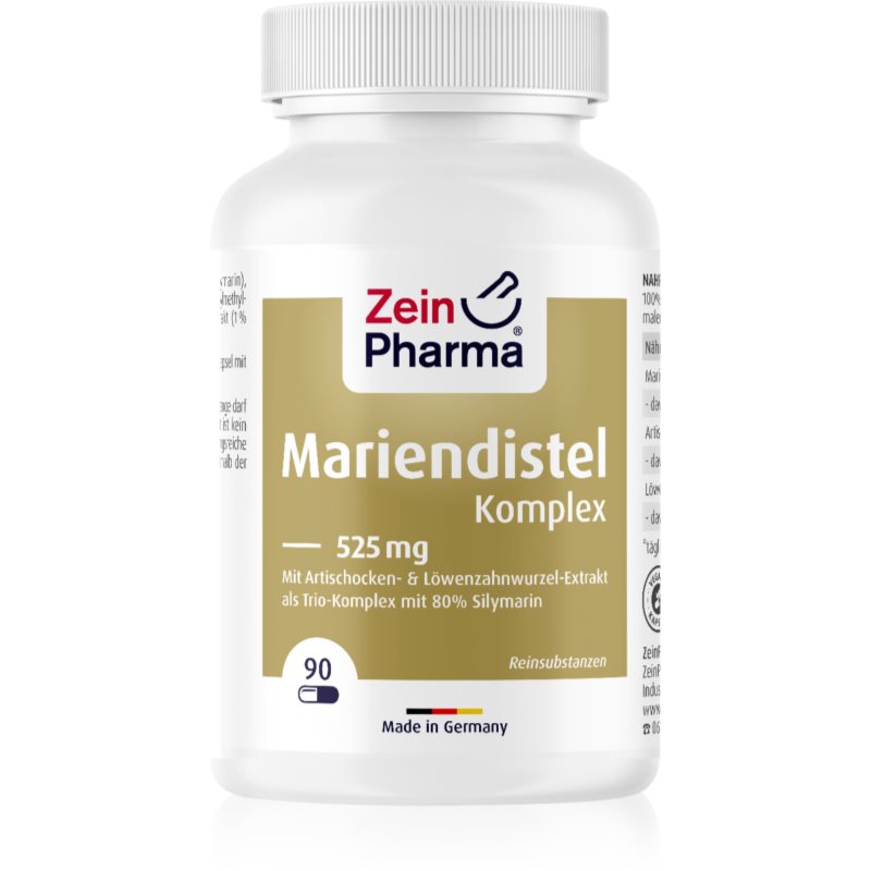 

ZeinPharma Mariendistel Komplex 525 mg капсули для підтримки здоров’я печінки