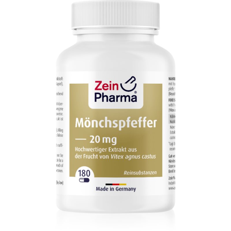 ZeinPharma Mönchspfeffer 20mg Kapseln mit Pflanzenextrakten 54 g