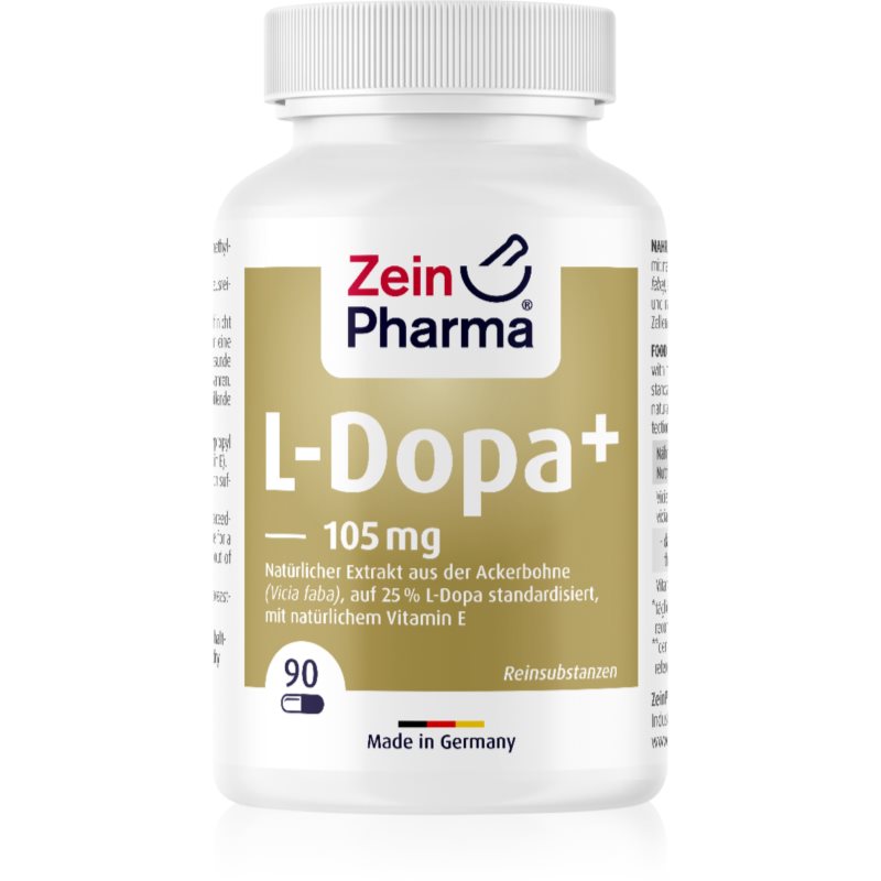 

ZeinPharma L-Dopa (Vicia Faba Extrkat) + E капсули для підтримки захисту клітин від оксидативного стресу