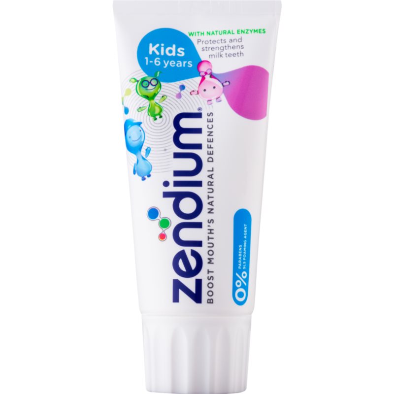 Zendium Kids dantų pasta vaikams kvapas Fruity Mild Taste (1-6 ) 50 ml
