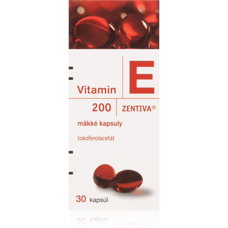 Zentiva Vitamin E 200mg kapsuly na podporu ochrany buniek pred oxidačným stresom 30 cps kúpite na Notino.sk