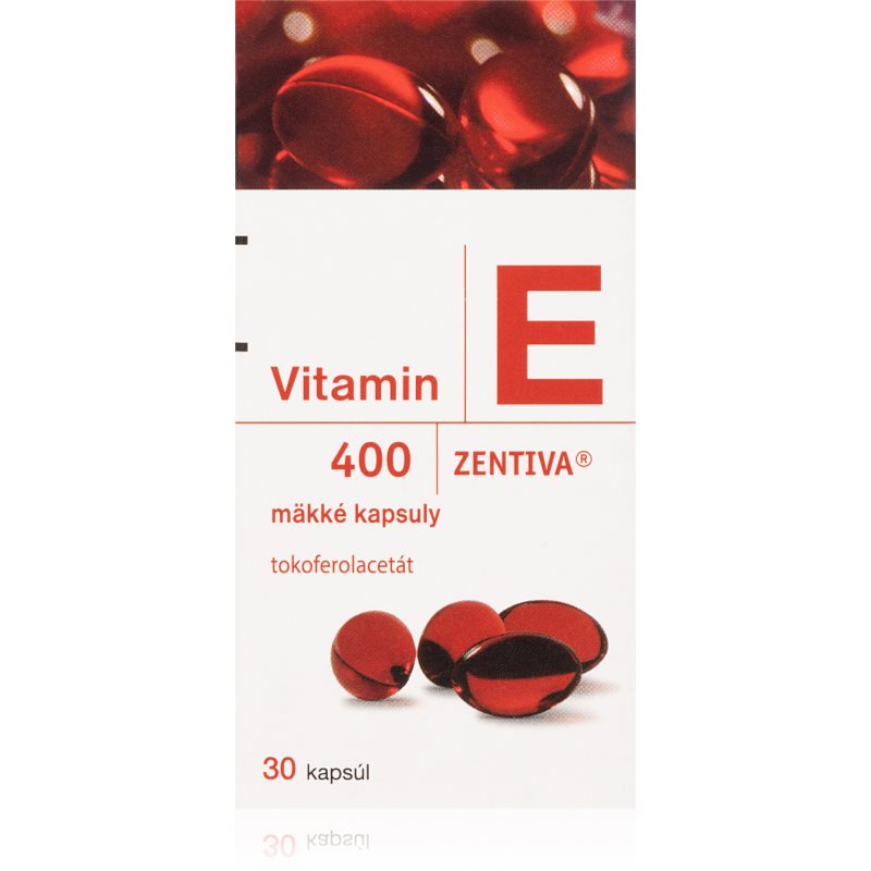 Zentiva Vitamin E 400mg kapsuly na podporu ochrany buniek pred oxidačným stresom 30 cps