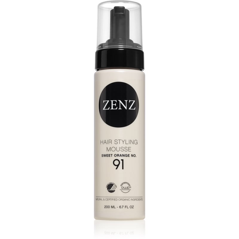 ZENZ Organic Sweet Orange No. 91 styling mousse for damaged hair 200 ml
