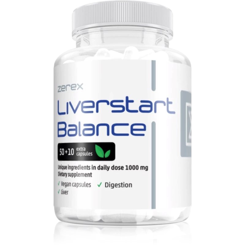 Zerex Liverstart Balance kapsuly na podporu funkcie pečene 60 cps kúpite na Notino.sk