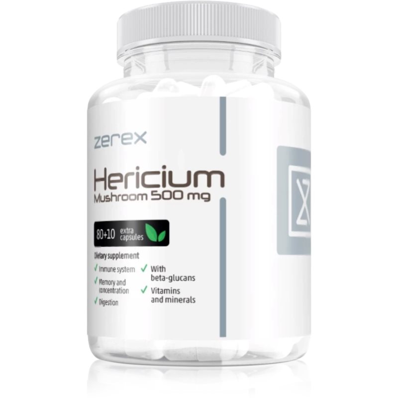 Zerex Hericium 500 mg 80+10 kapslí koupíte na Notino.cz