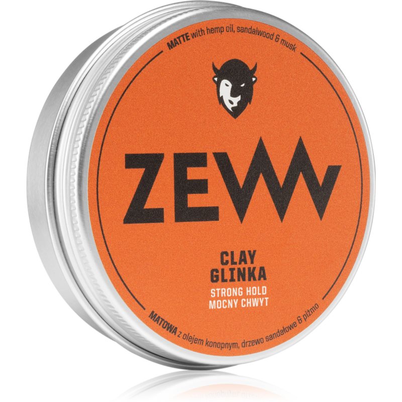 E-shop Zew For Men Hemp Matte Clay stylingový jíl na vlasy s konopným olejem 100 ml