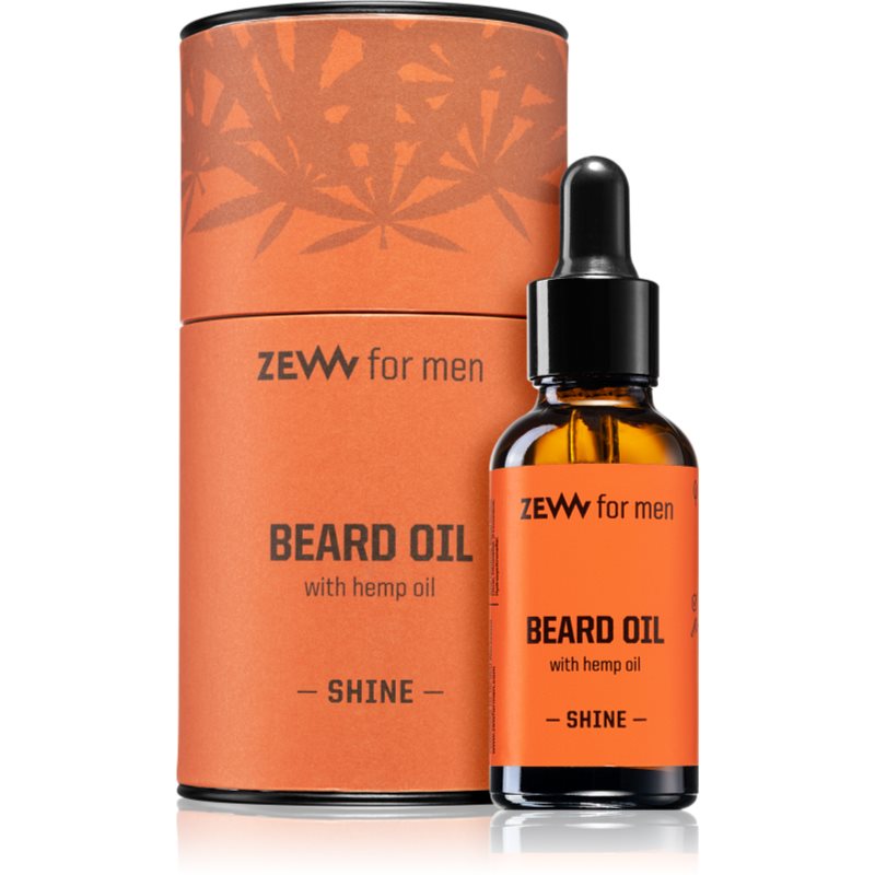 Zew For Men Beard Oil with Hemp Oil olej na bradu s konopným olejom Shine 30 ml