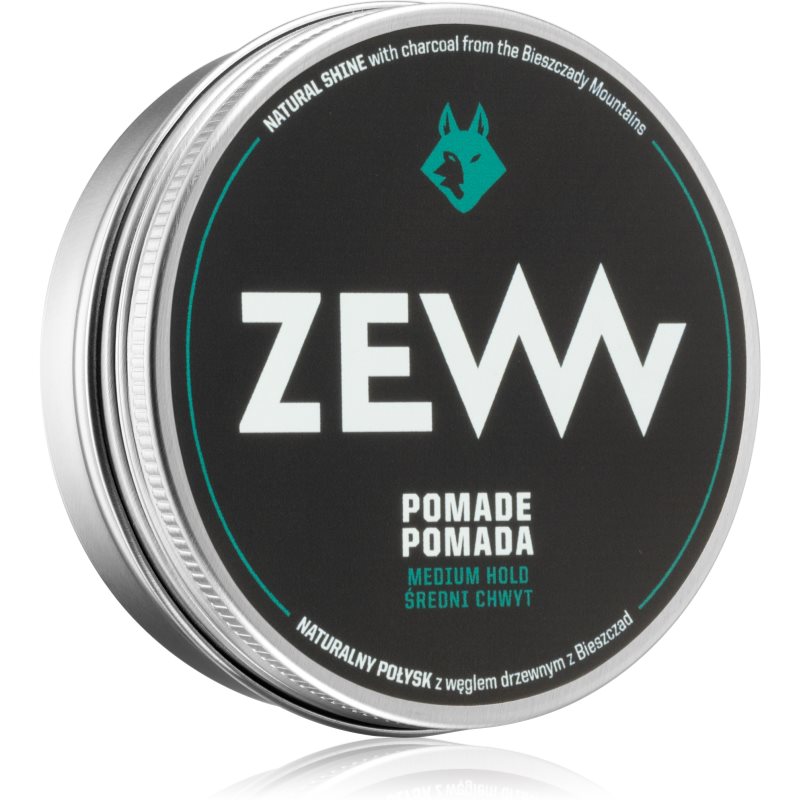 Zew For Men Pomade Natural Shine plaukų pomada vidutinės fiksacijos 50 ml
