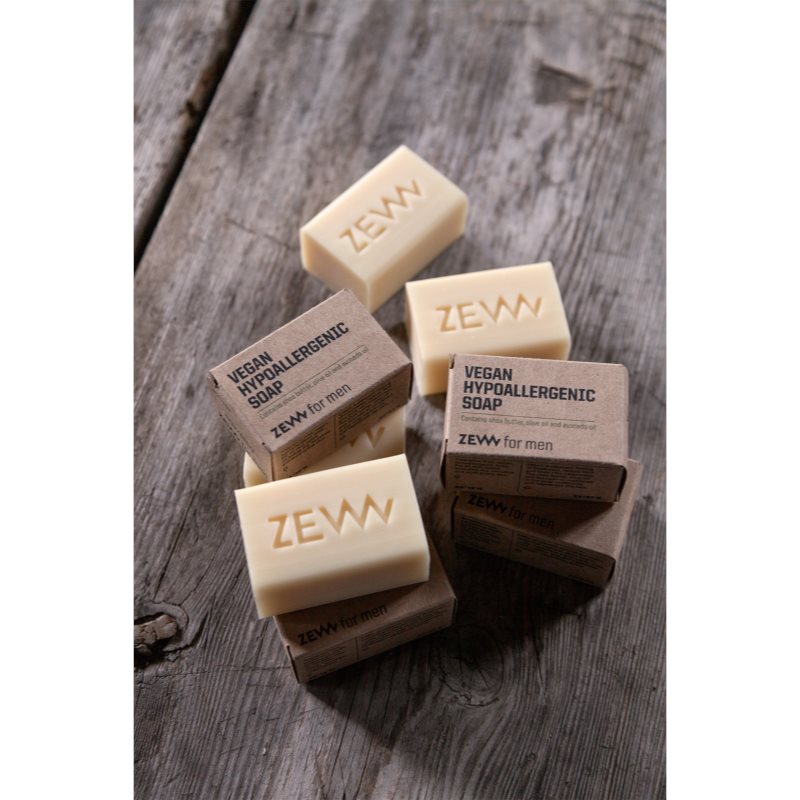 Zew For Men Vegan Hypoallergenic Soap Feinseife Für Gesicht und Körper 85 g