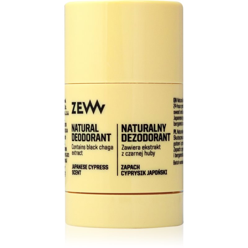 Zew For Men Natural Deodorant Deodorant in der Form eines Stiftes 80 ml