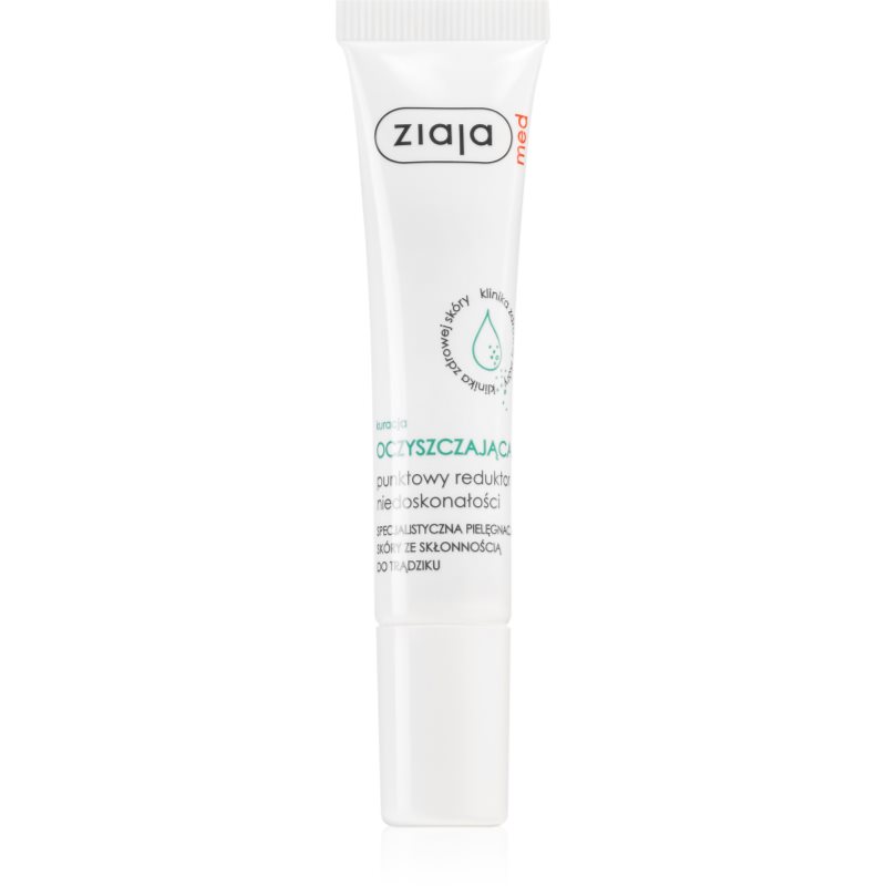 

Ziaja Med Antibacterial Care догляд проти акне для обличчя, області декольте та спини