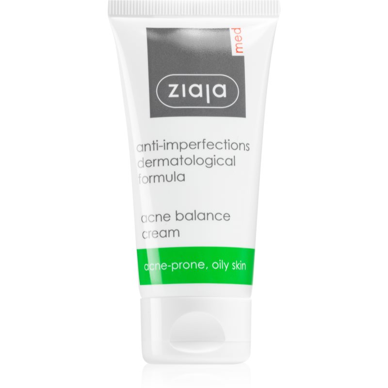 Ziaja Med Antibacterial Care Topical Acne Treatment For Face And Body 50 Ml