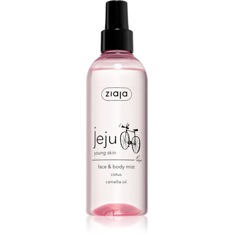 Ziaja Jeju Young Skin зволожуючий спрей для обличчя та тіла 200 мл