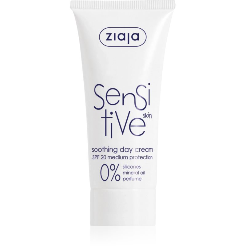 

Ziaja Sensitive заспокоюючий крем для сухої шкіри з відчуттям свербіння SPF 20