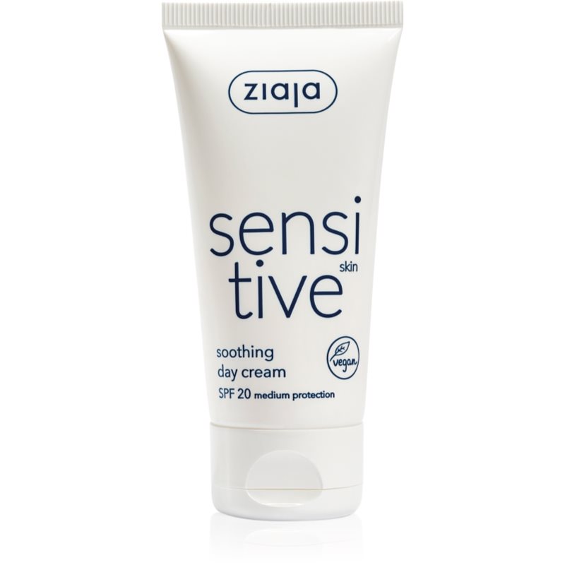 Ziaja Sensitive upokojujúci krém pre suchú pleť so sklonom k svrbeniu SPF 20 50 ml
