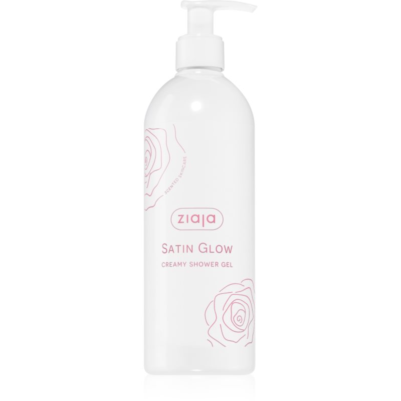 Ziaja Satin Glow Creamy Shower Gel krémový sprchový gel 390 ml
