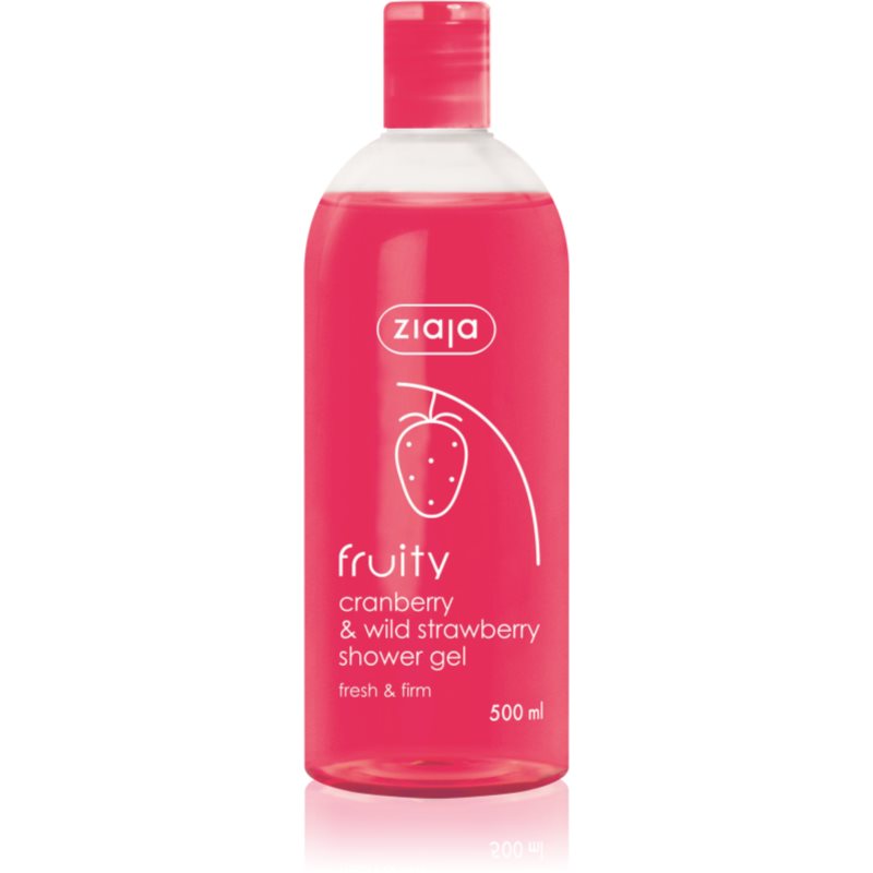 E-shop Ziaja Fruity Cranberry & Wild Strawberry hydratační sprchový gel 500 ml