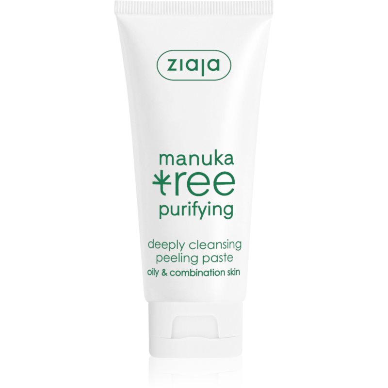 Ziaja Manuka Tree Purifying čistiaca peelingová pasta pre normálnu až mastnú pleť 75 ml