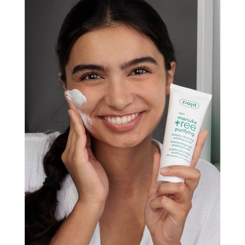 Ziaja Manuka Tree Purifying reinigende Peeling-Paste für normale bis fettige Haut 75 ml