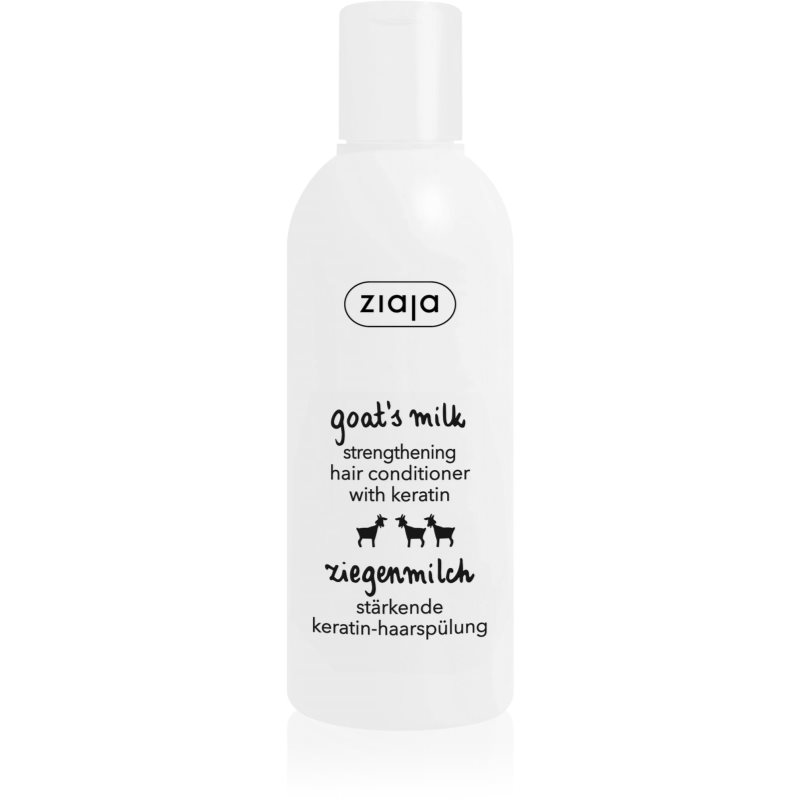 Photos - Hair Product Ziaja Goat's Milk зміцнюючий кондиціонер для сухого або пошкодженого волос 
