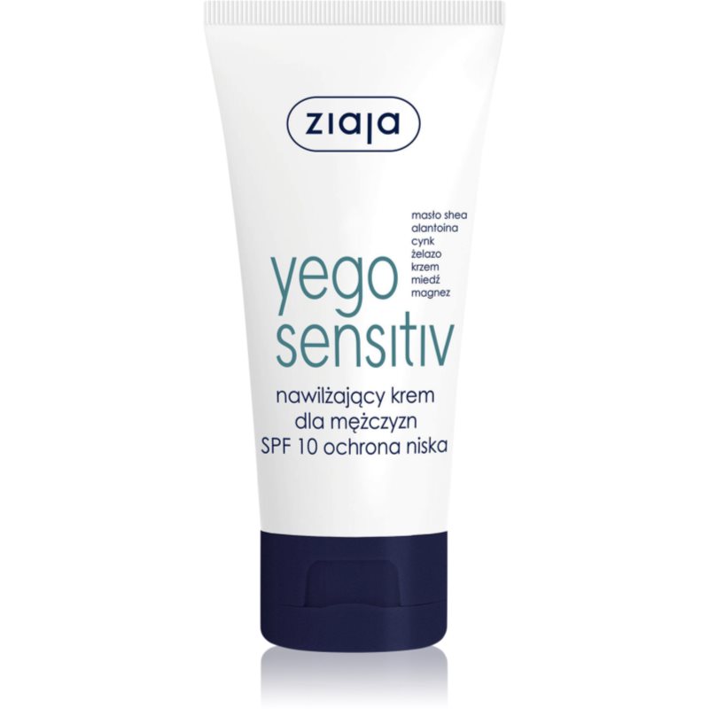 

Ziaja Yego Sensitiv заспокоюючий та зволожуючий крем для чоловіків SPF 10