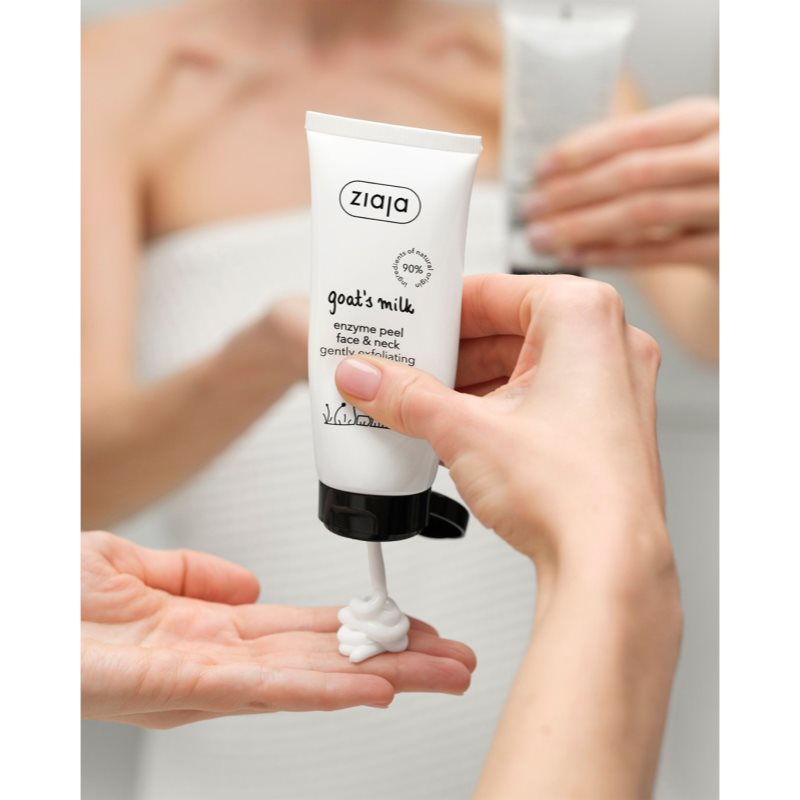 Ziaja Goat's Milk sanftes Reinigungs-Peeling für Gesicht und Hals 75 ml