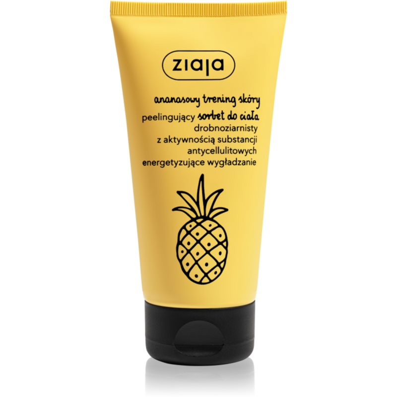Ziaja Pineapple делікатний сорбет для тіла з ефектом пілінгу 160 мл