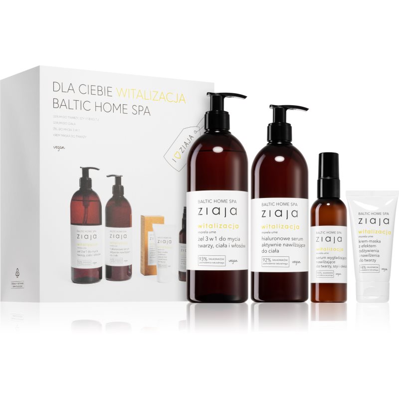 

Ziaja Baltic Home Spa Revitalization подарунковий набір (для обличчя, тіла та волосся)