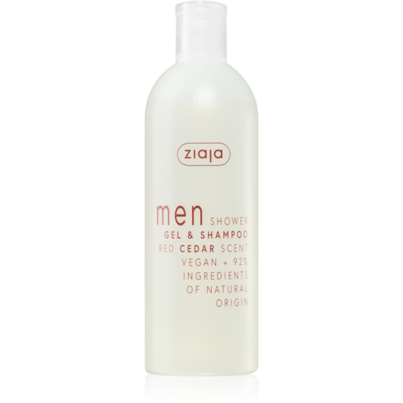 Ziaja Men šampón a sprchový gél 2 v 1 Red Cedar 400 ml