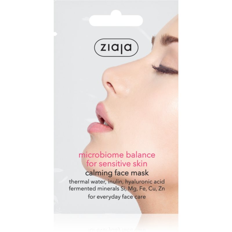 E-shop Ziaja Microbiome Balance zklidňující pleťová maska 7 ml