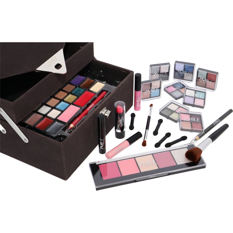 ZMILE COSMETICS Beauty Case Velvety kosmetický kufřík Dark Grey (obrázek 4)