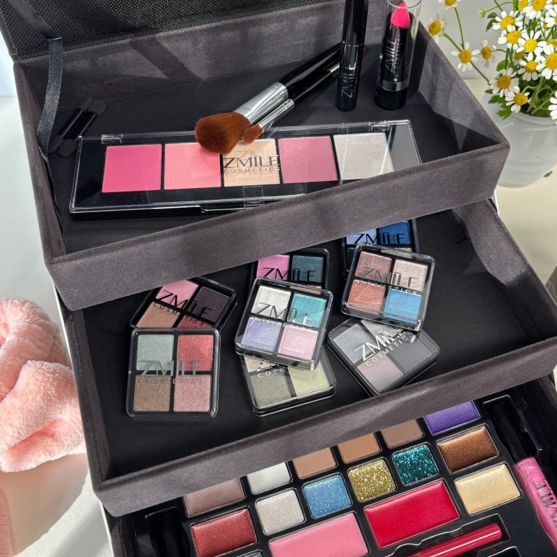 ZMILE COSMETICS Beauty Case Velvety kosmetický kufřík Dark Grey (obrázek 8)