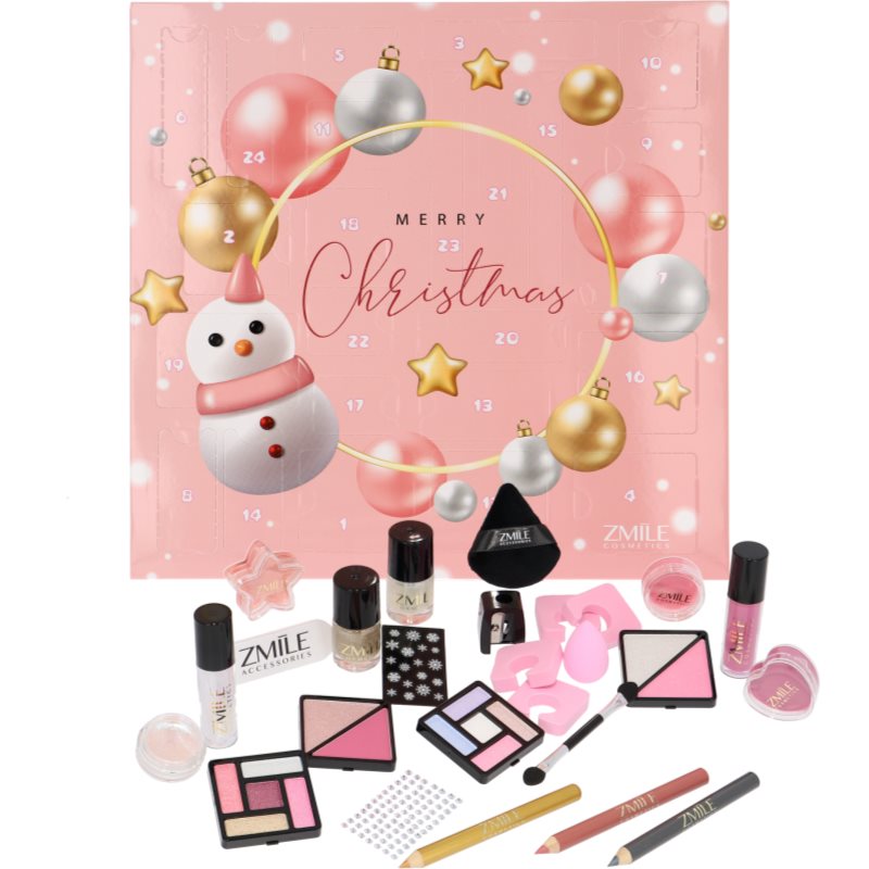 ZMILE COSMETICS Square Snowman adventni koledar