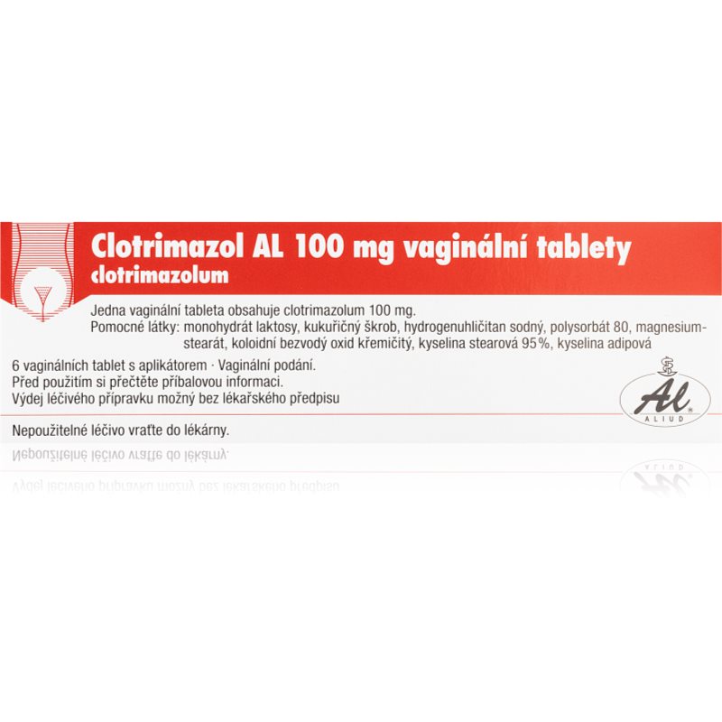 

Clotrimazol AL Clotrimazol AL 6 x 100mg tablety + aplikátor вагінальні таблетки для лікування дріжджових і грибкових інфекцій піхви