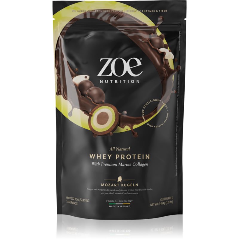 ZOE Whey Protein białko serwatkowe z kolagenem smak Mozart-Bonbon 454 g