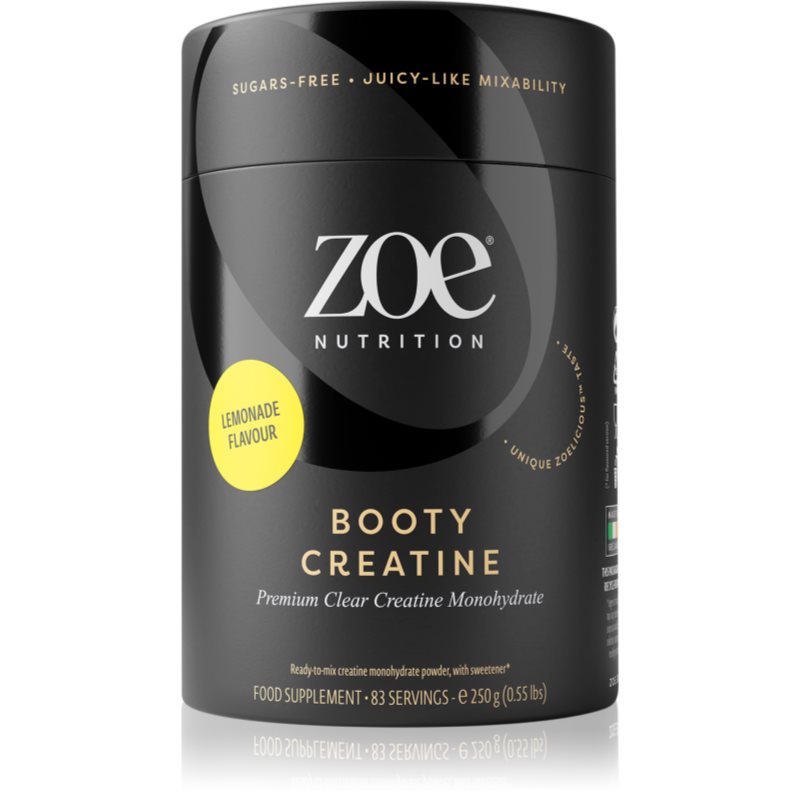 ZOE Booty Creatine kreatin monohydrát příchuť Lemonade 250 g