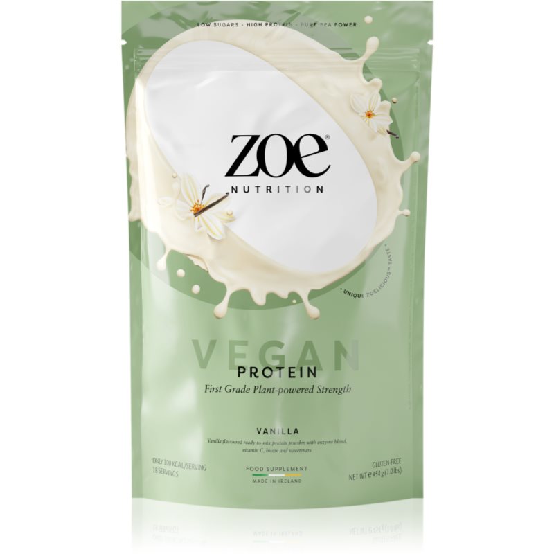 ZOE Vegan Protein veganský protein s vitaminem C příchuť Vanilla Madagascar 454 g