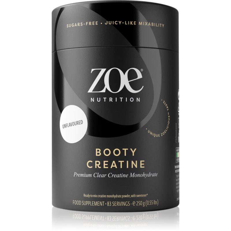 ZOE Booty Creatine kreatin monohydrát příchuť Unflavoured 250 g