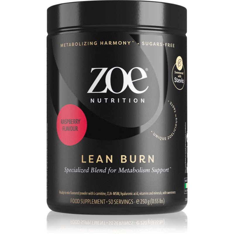 ZOE Lean Burn prášek pro kontrolu hmotnosti příchuť Raspberry 250 g