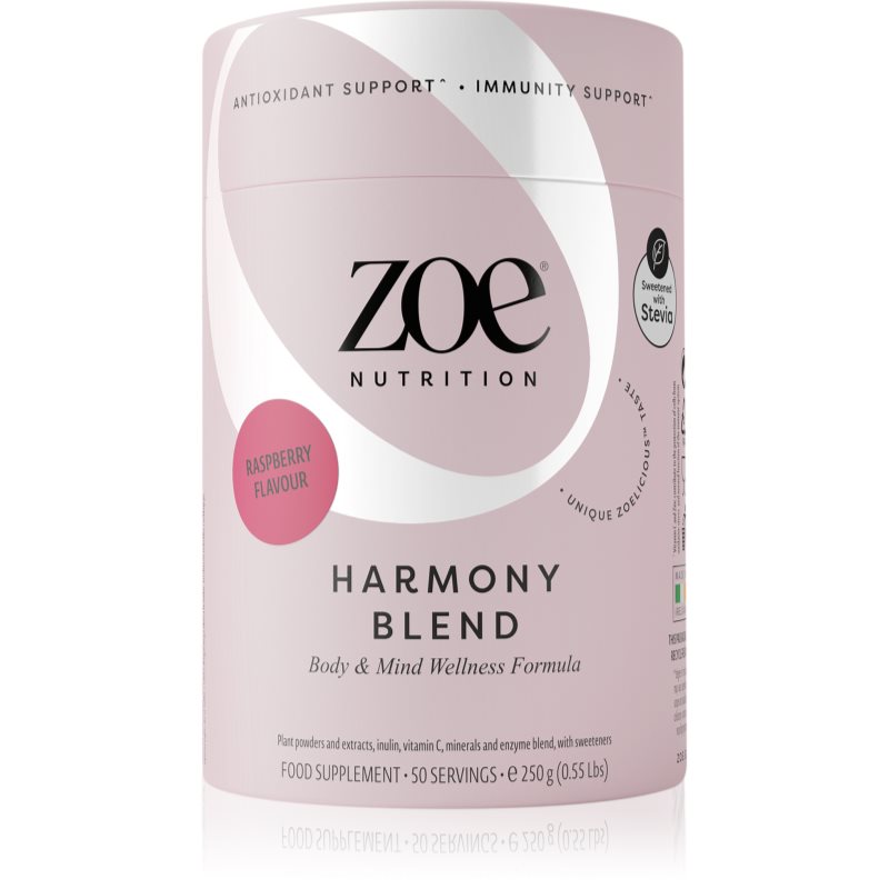 ZOE Harmony Blend podpora správného fungování organismu pro ženy příchuť Raspberry 250 g