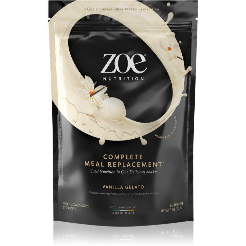 ZOE Complete Meal Replacemenet kompletny posiłek Bezglutenowy smak Vanilla Gelato 1000 g